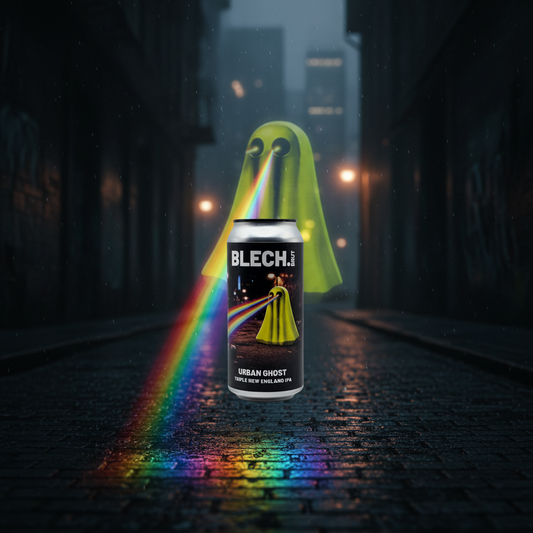 Blech Bru Urban Ghost - rua urbana noir às 3 da manhã
