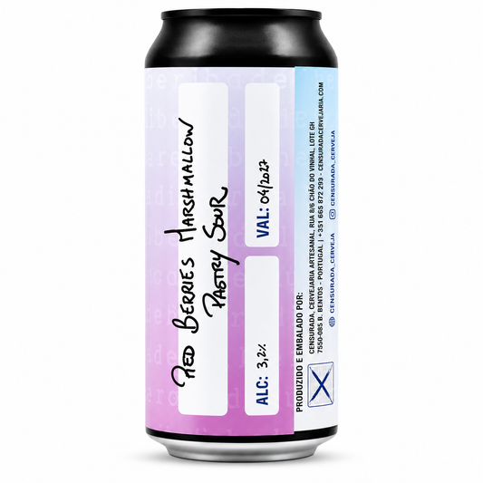 Censurada Red Berries Marshmallow Pastry Sour