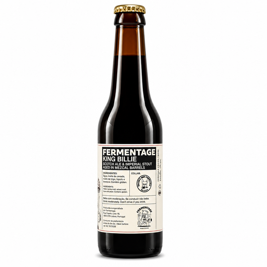 Fermentage King Billie Scotch ale & Imperial Stout Aged in Mezcal Barrels