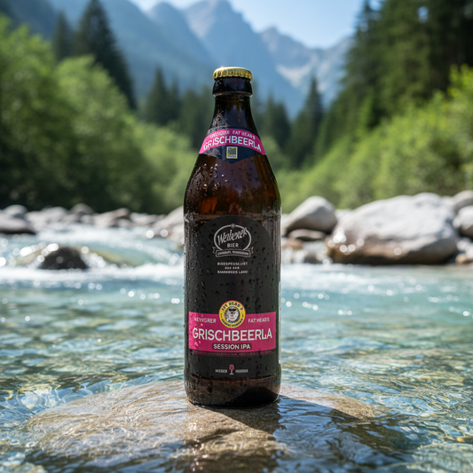 Weilerer Grischbeerla Session IPA - riacho alpino