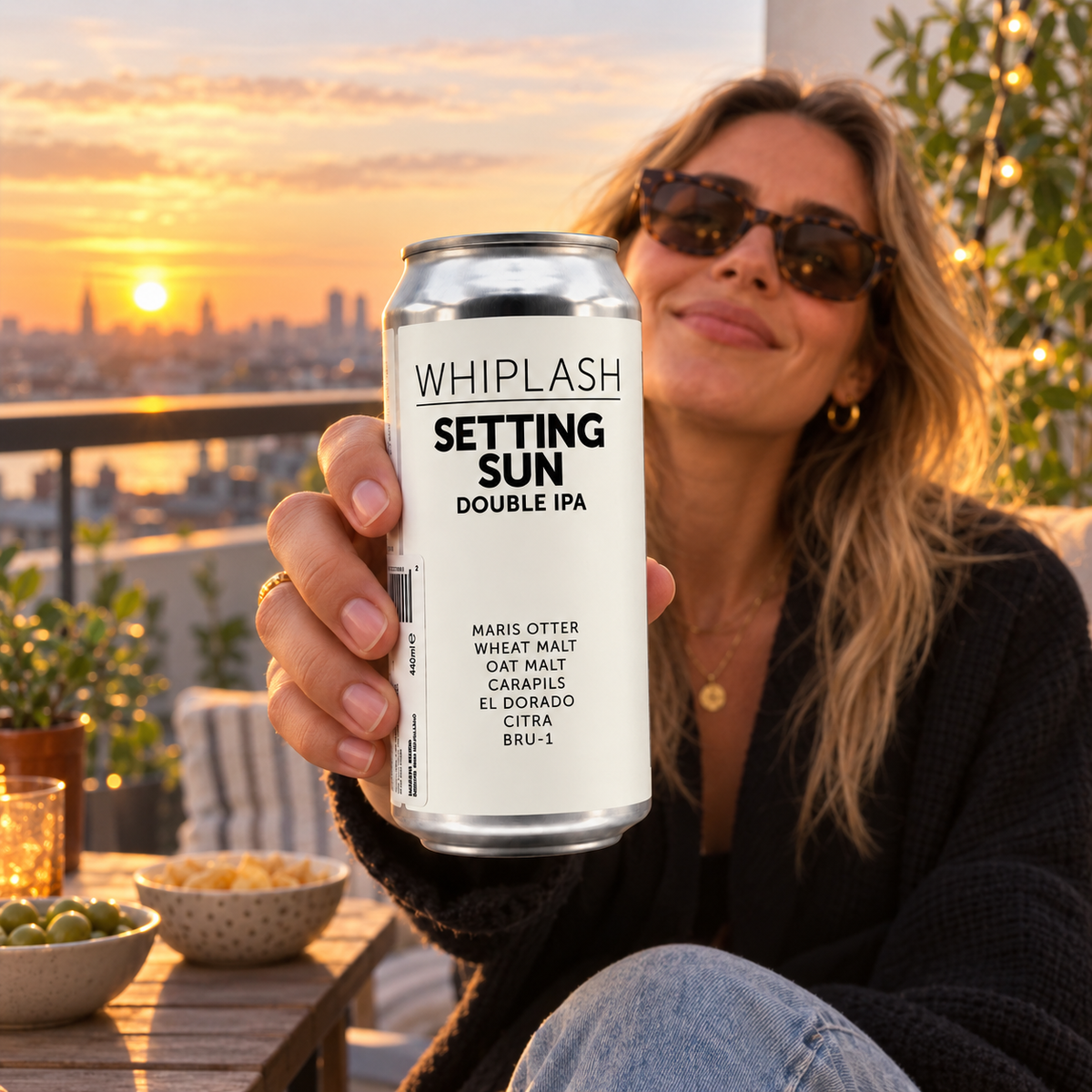 Whiplash Setting Sun Double Neipa 44 cl