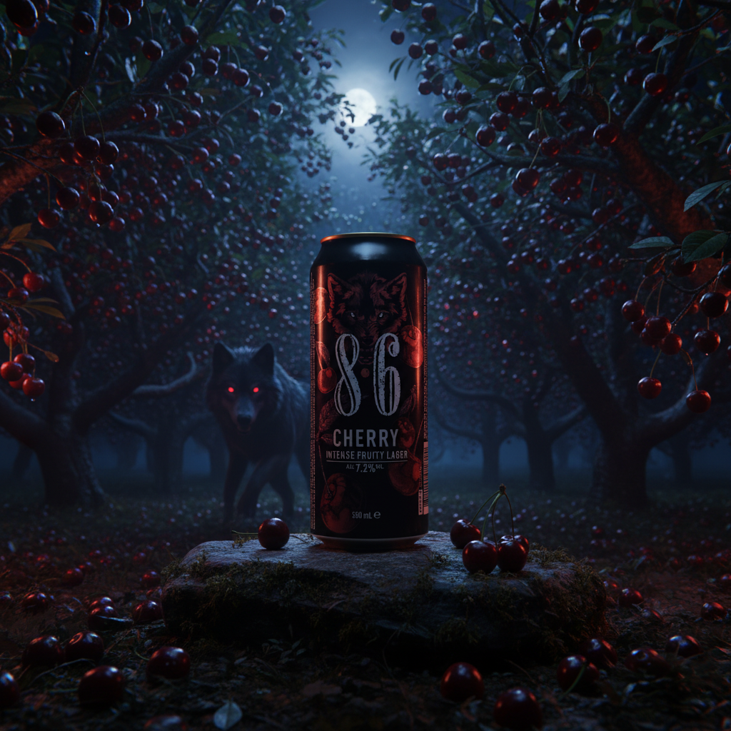 8.6 Cherry - pomar encantado de cerejas à noite