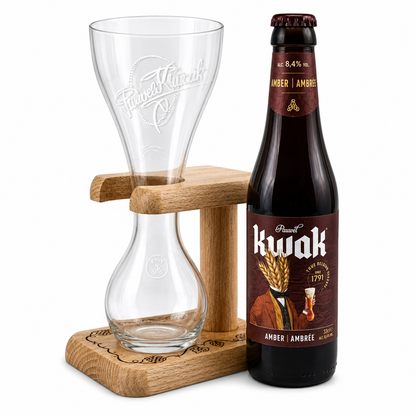 COPO KWAK + SUPORTE MADEIRA 33CL