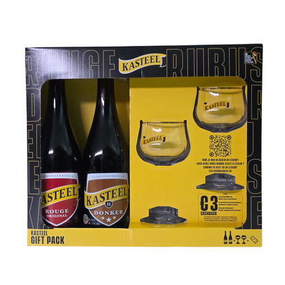 Pack Kasteel 75 cl+copos