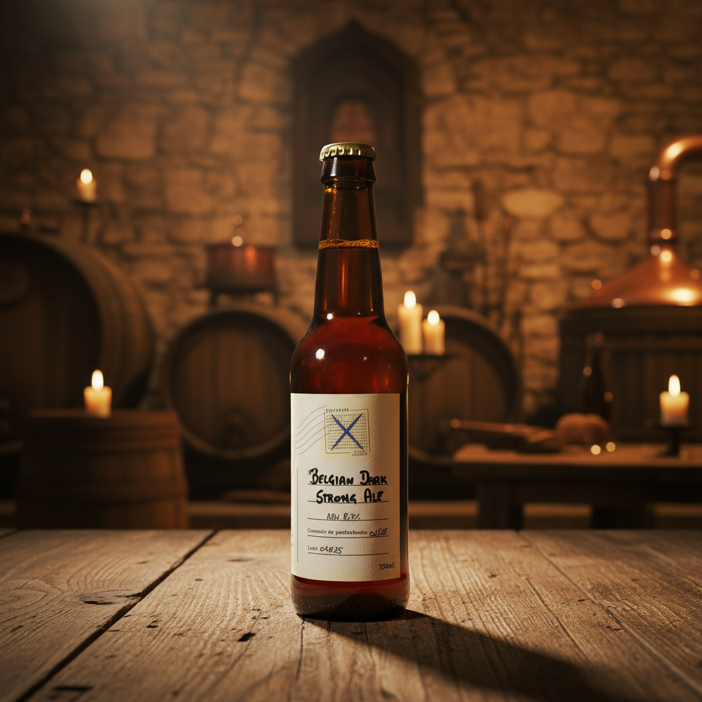 Belgian Dark Strong Ale - cave de abadia