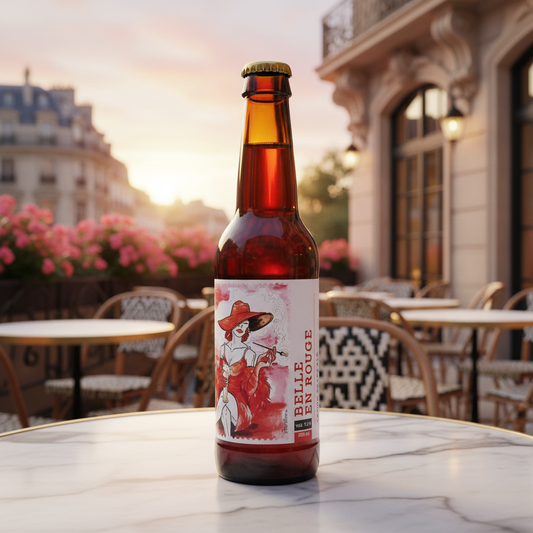 Belle en Rouge - café parisiense