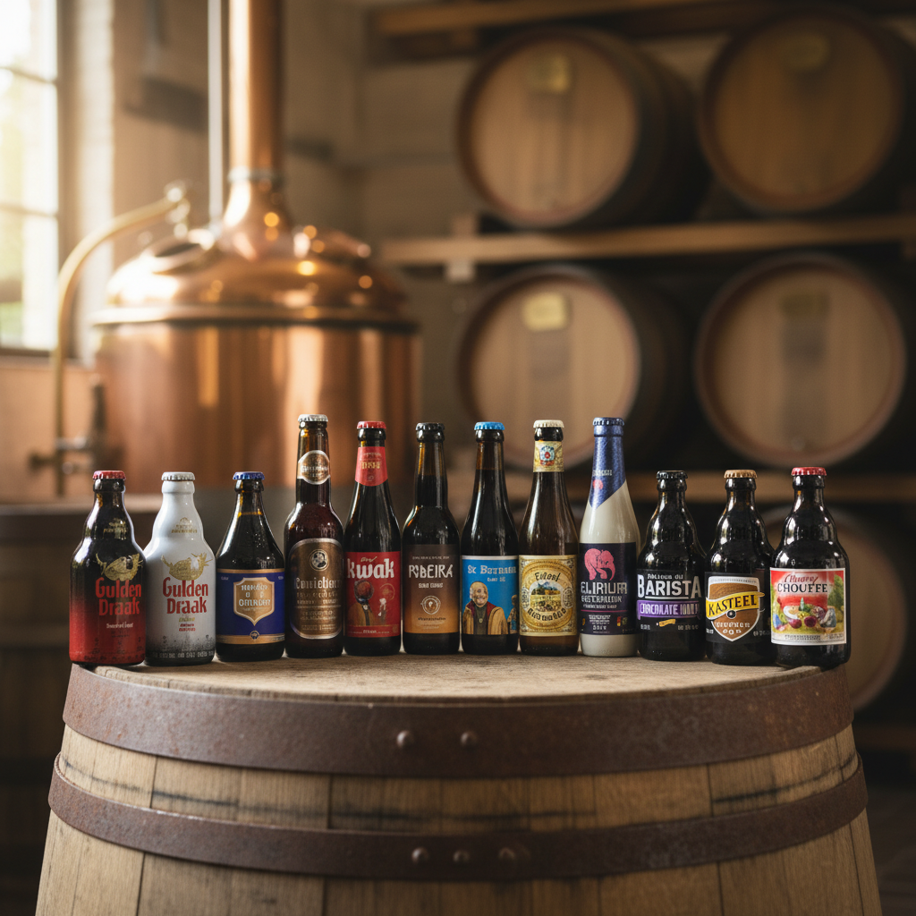 Coleção de 12 cervejas belgas - versão corrigida