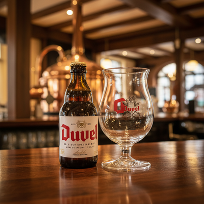 Conjunto Duvel - garrafa e copo