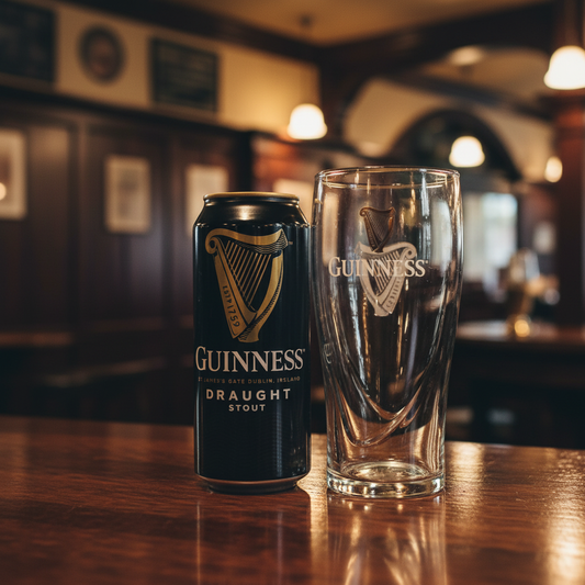 Conjunto Guinness Draught - lata e copo