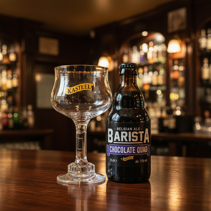 Conjunto Kasteel Barista Chocolate Quad - garrafa e copo