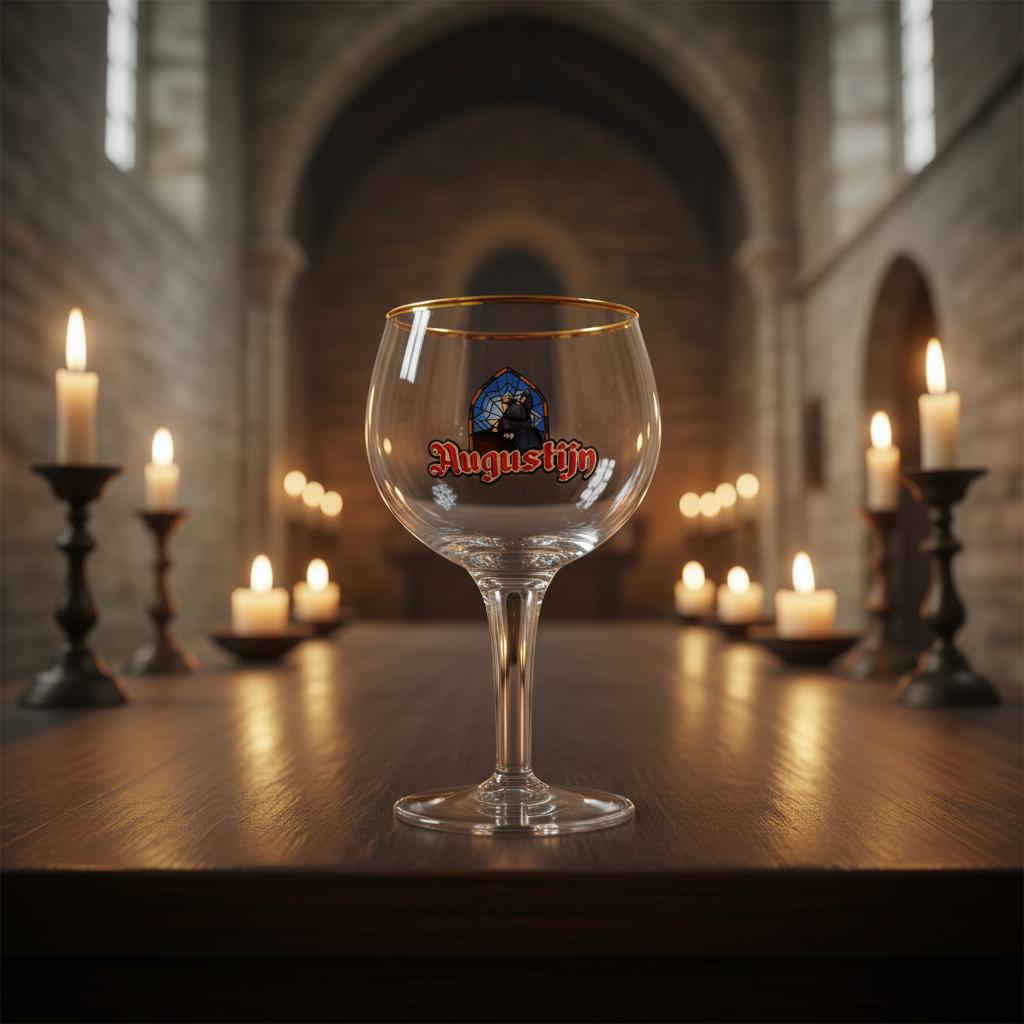 Copo Augustijn vazio - abadia belga serena