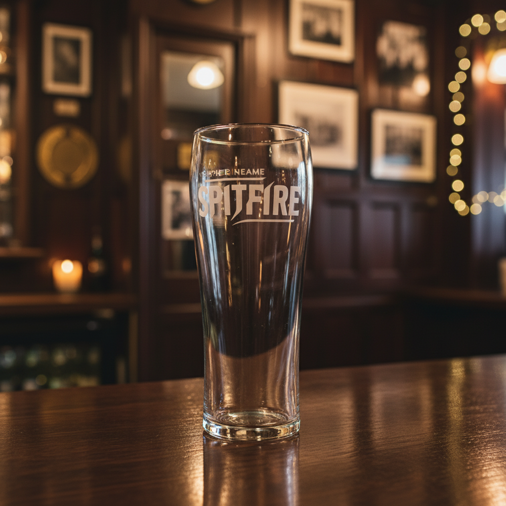 Copo Shepherd Neame Spitfire vazio - SPITFIRE completo