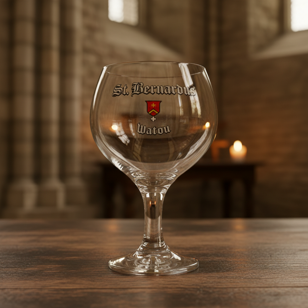 Copo St. Bernardus Watou vazio - abadia belga serena