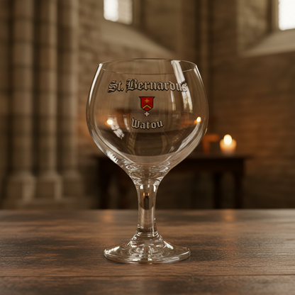 Copo St. Bernardus Watou vazio - abadia belga serena