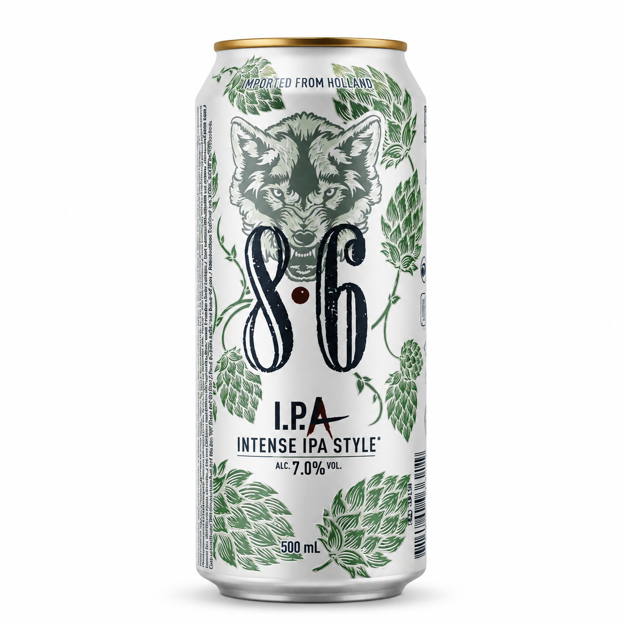 8.6 I.P.A Intense IPA Style 50 cl