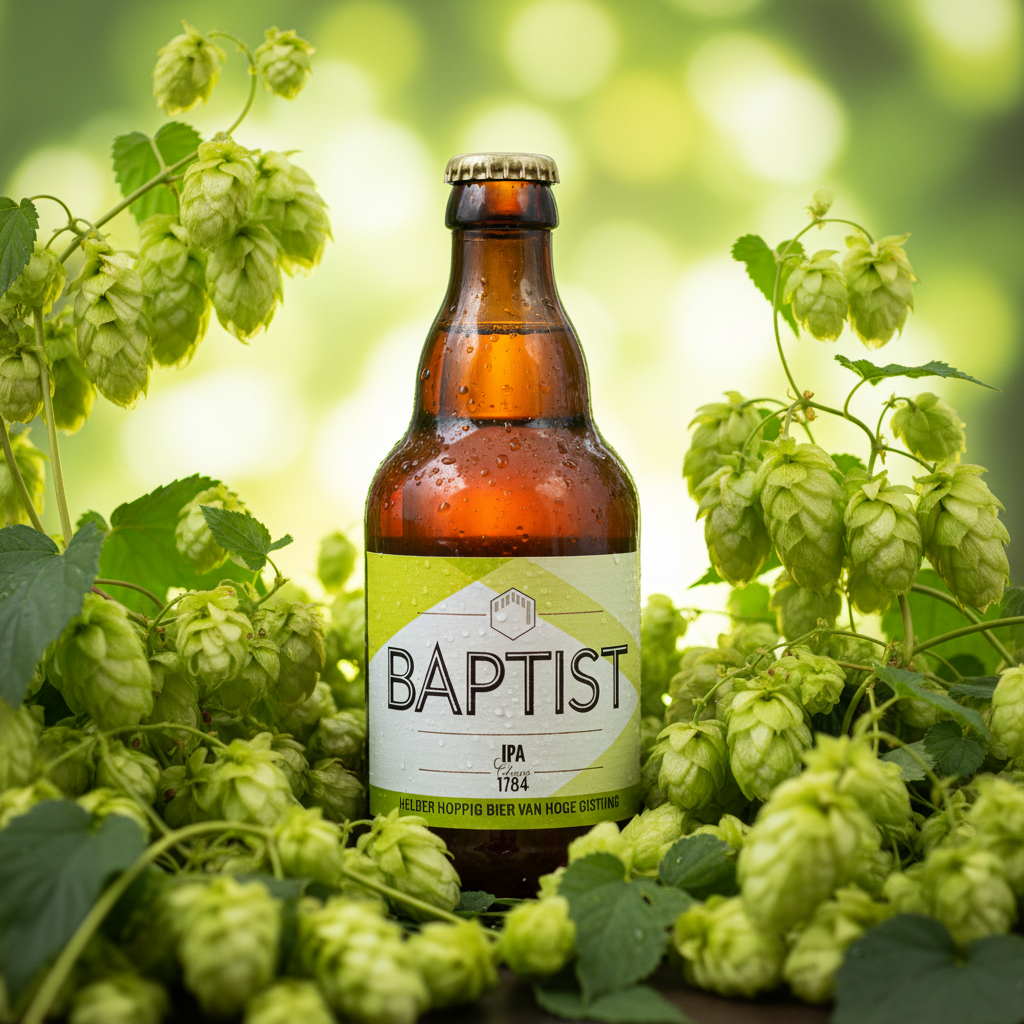 Garrafa Baptist IPA - ambiente botânico fresco