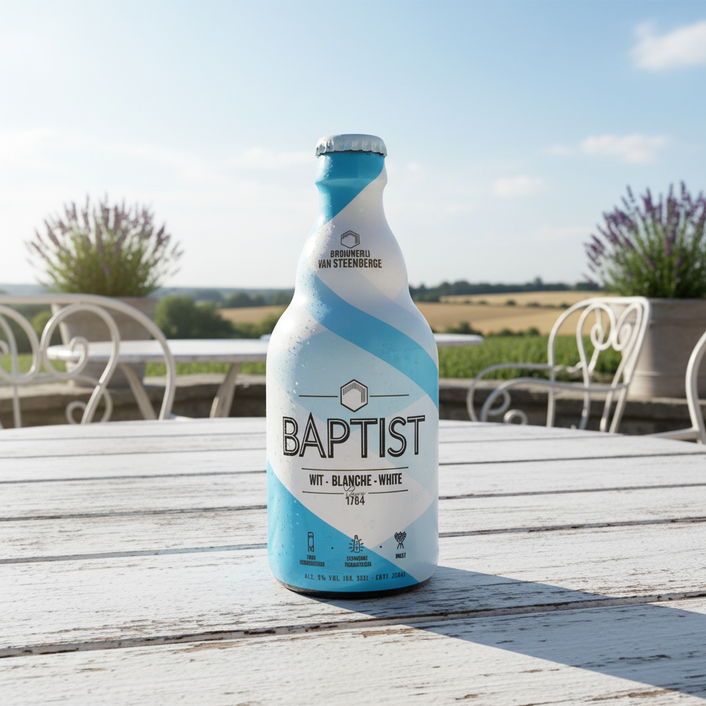 Garrafa Baptist Wit - terraço de verão