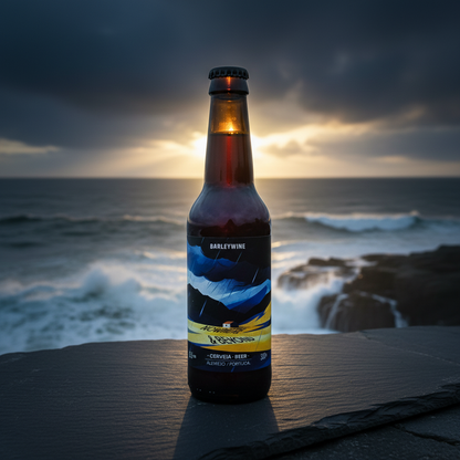 Garrafa Barleywine - falésia oceânica