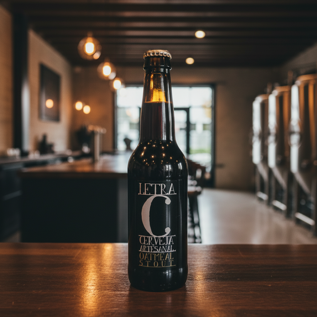Garrafa Letra C Oatmeal Stout