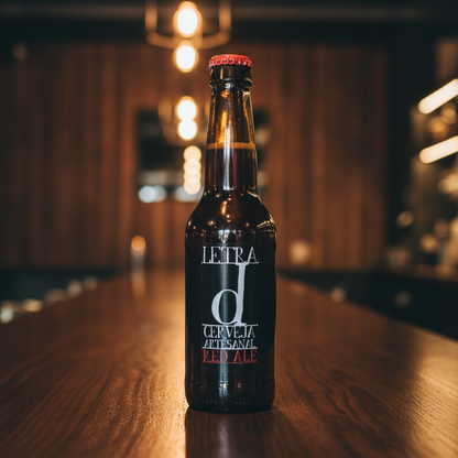 Garrafa Letra D Red Ale