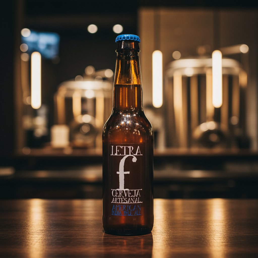 Garrafa Letra F American India Pale Ale
