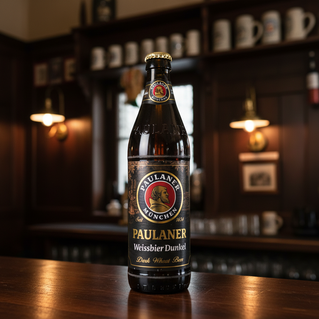 Garrafa Paulaner Weissbier Dunkel