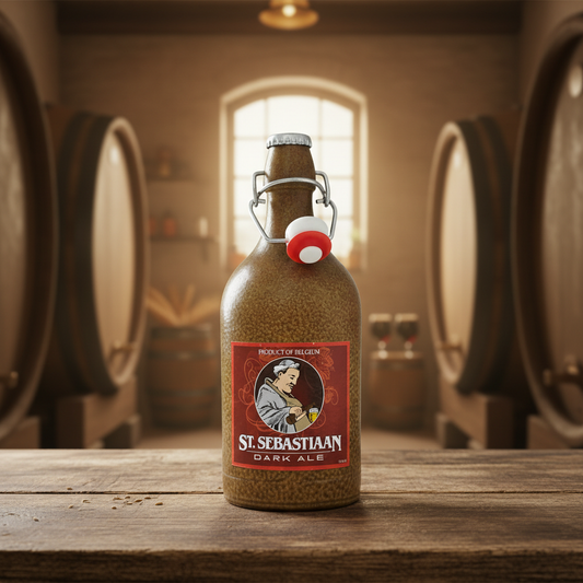 Garrafa St. Sebastiaan Dark Ale - versão simples