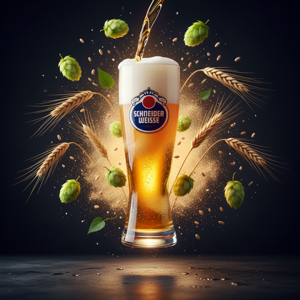 Imagem artística de copo de cerveja