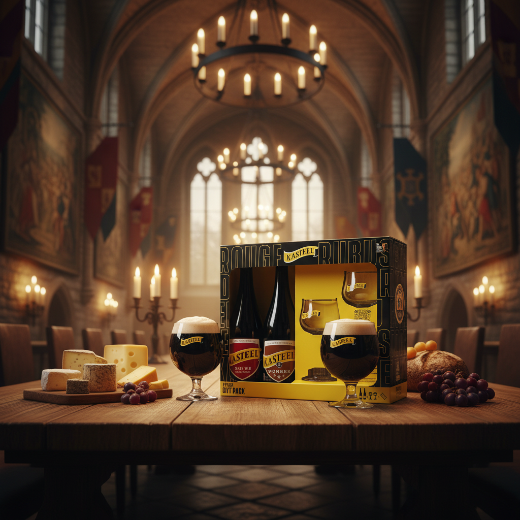 Kasteel Gift Pack - banquete real num castelo medieval belga