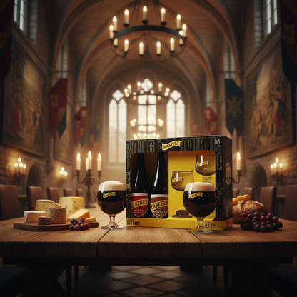 Kasteel Gift Pack - banquete real num castelo medieval belga