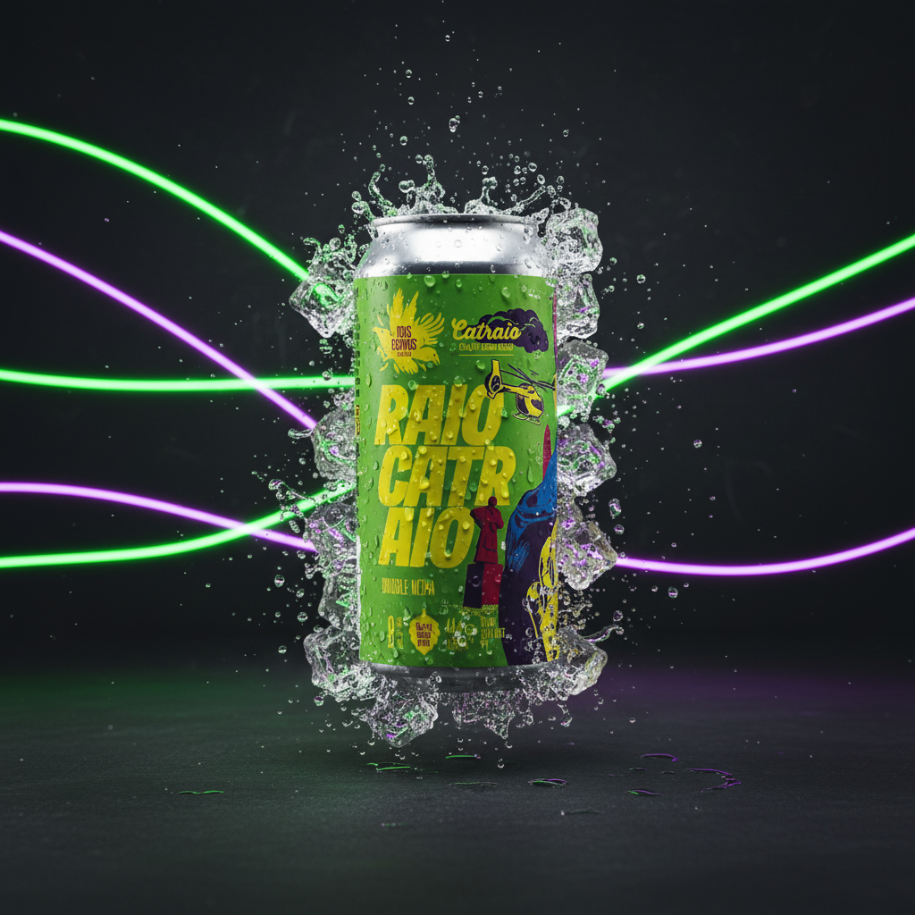 Lata Raio Catraio com splash de água