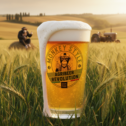 Monkey Style Agribeer Revolution - campo italiano ao golden hour