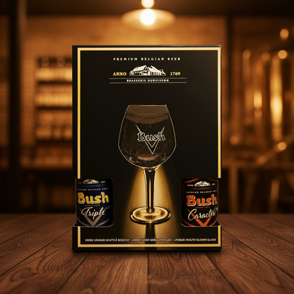 Pack Bush com 2 latas e copo - corrigido