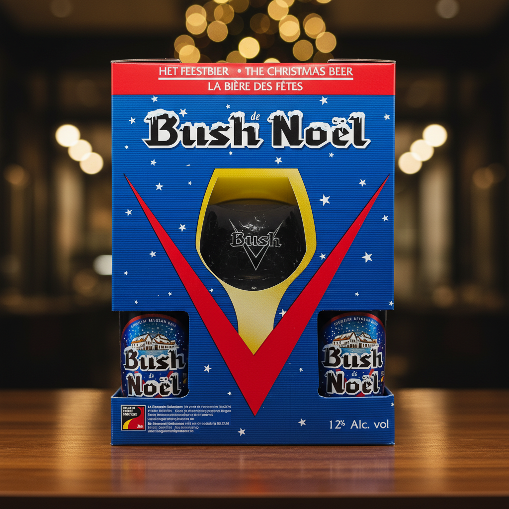 Pack Bush de Noël com 2 latas e copo
