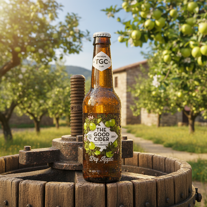 The Good Cider Dry Apple - pomar de maçãs verdes