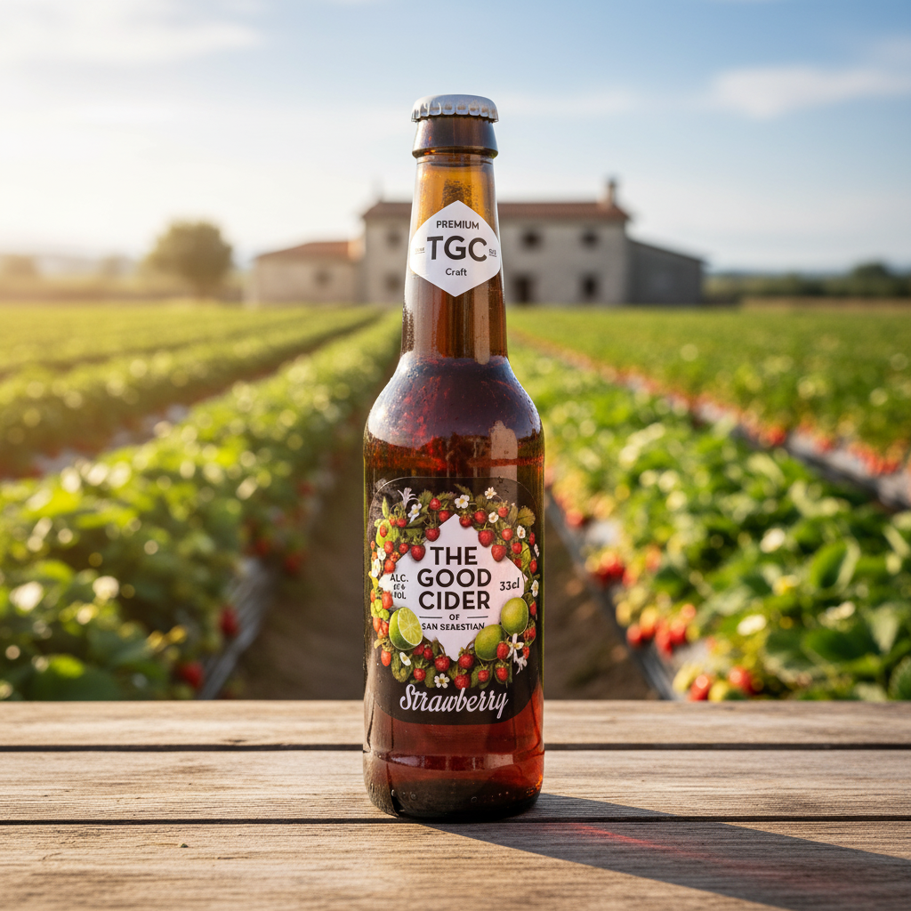 The Good Cider Strawberry - quinta de morangos basca